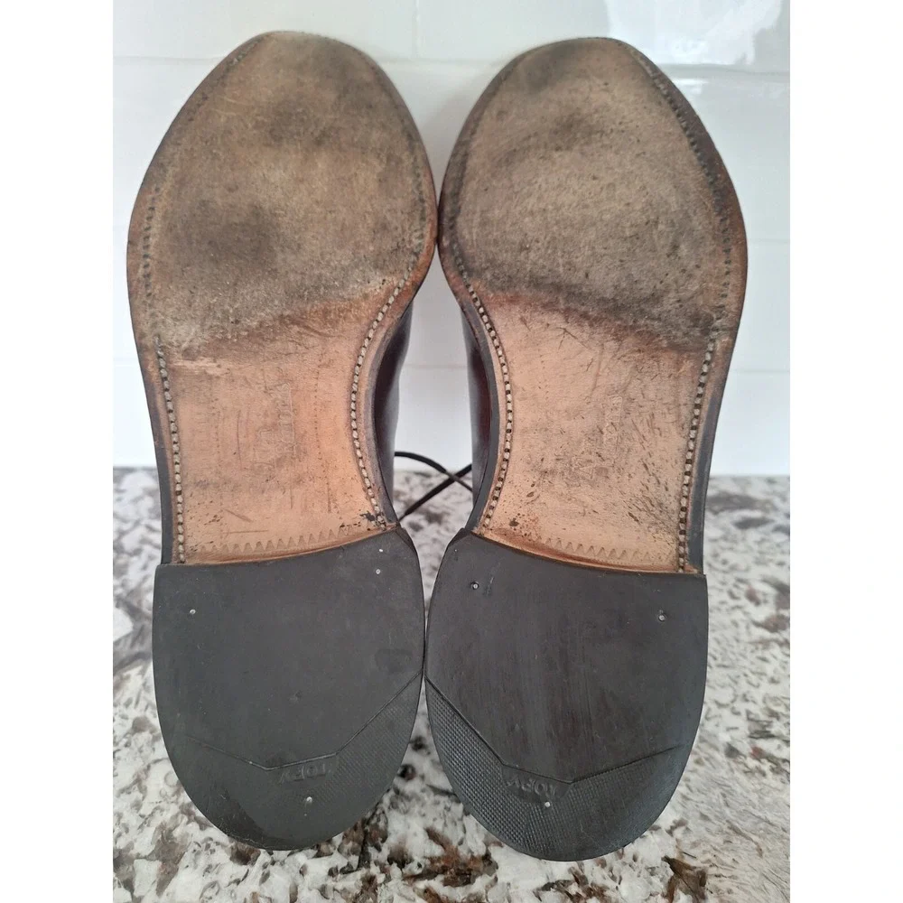 Allen Edmonds Birmingham Brown Oxford Dress Shoes Men's‎ Size 10D